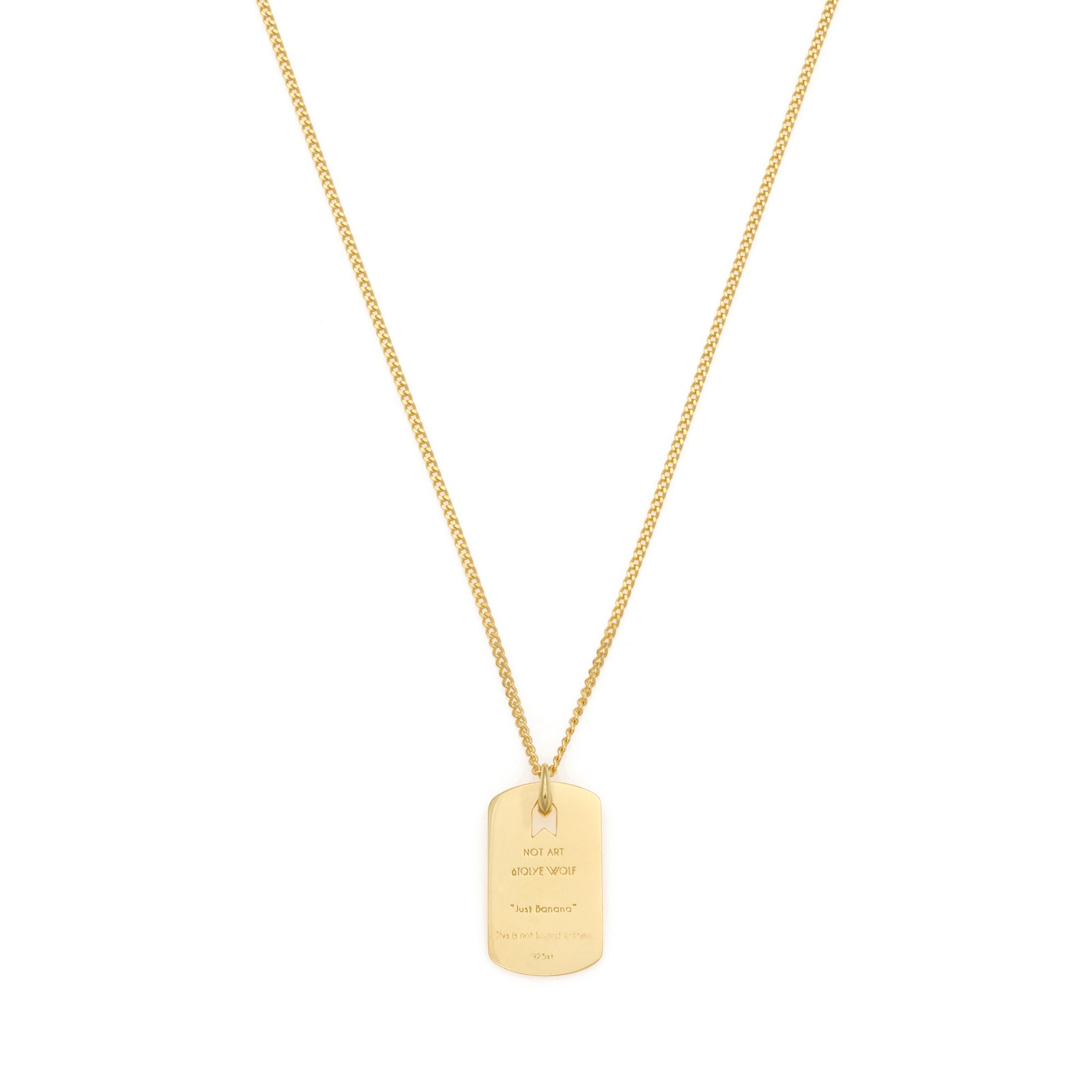Just Banana Necklace In Gold