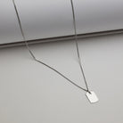 Plate Necklace In Silver