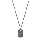 Plate Necklace In Oxide