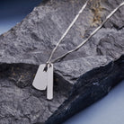 Plates Necklace In Silver