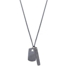 Plates Necklace In Oxide