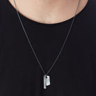 Plates Necklace In Oxide