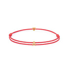 Red Heart Chance Bracelet In Gold