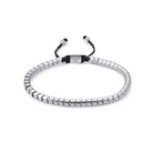 Rolo Hematite Bracelet In Silver