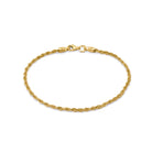Rope Chain Bracelet In Gold