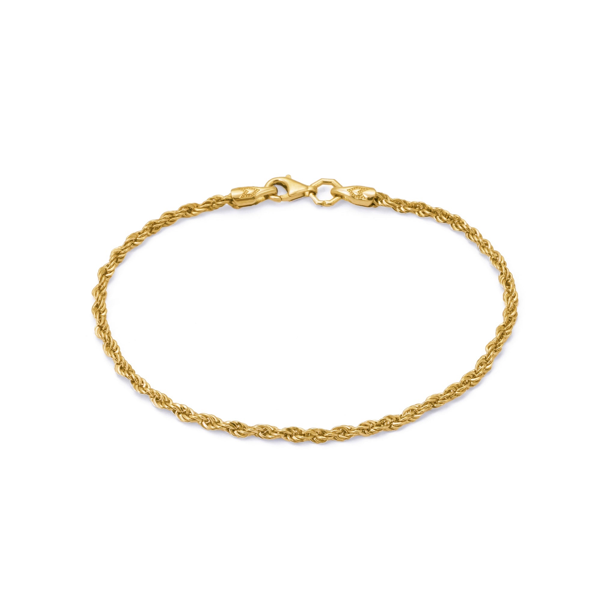 Rope Chain Bracelet In Gold