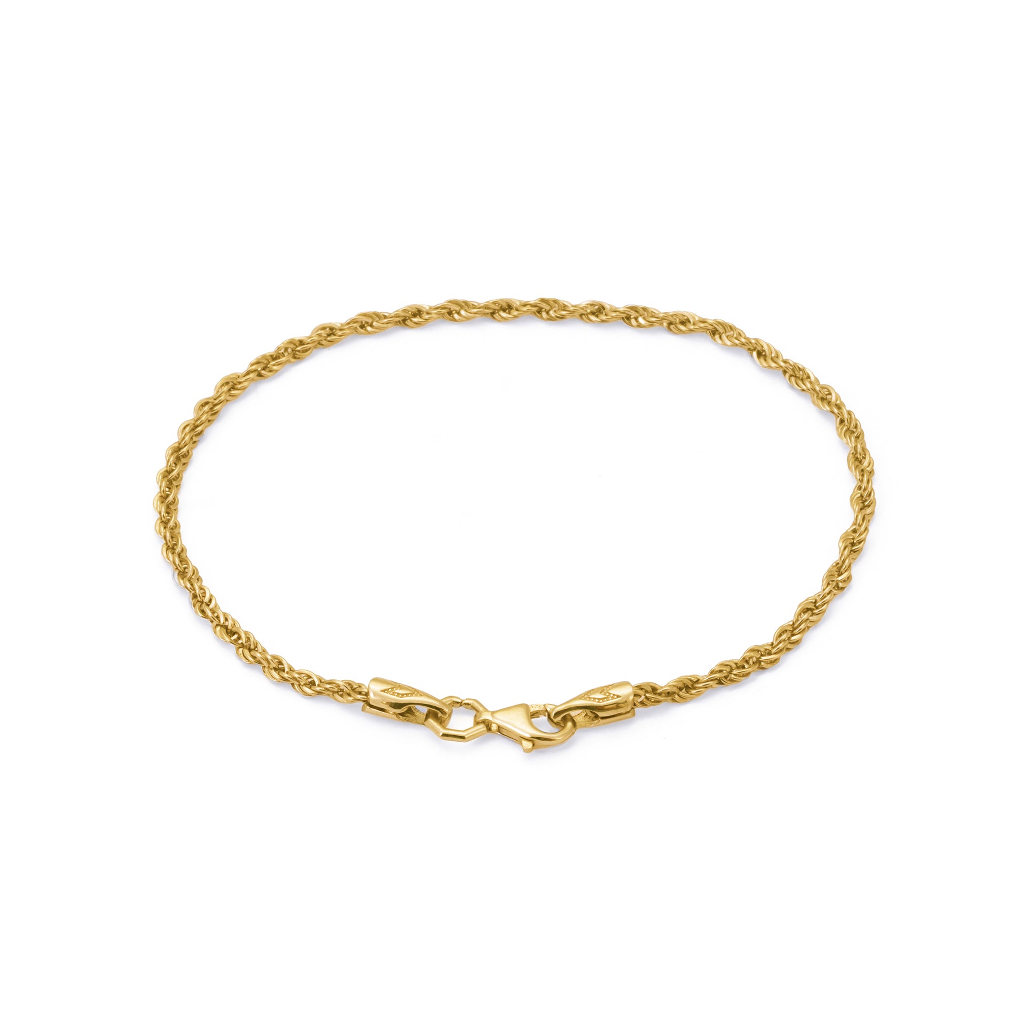 Rope Chain Bracelet In Gold