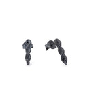 Rope Chain Earrings In Oxide