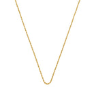 Rope Chain Necklace In Gold