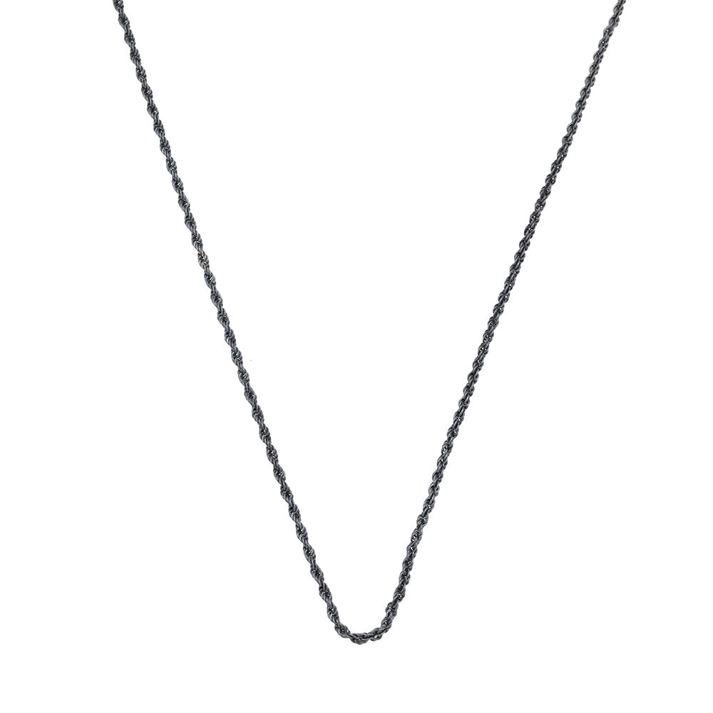 Rope Chain Necklace In Oxide