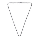 Rope Chain Necklace In Oxide