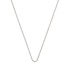 Rope Chain Necklace In Silver