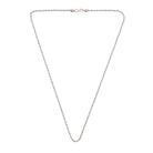 Rope Chain Necklace In Silver