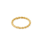 Rope Chain Ring In Gold
