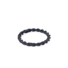 Rope Chain Ring In Oxide