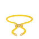 Yellow Lace Bracelet In Gold