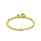 Yellow Snake Knot Bracelet In Gold