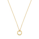 Ring Necklace In Gold