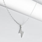 Lightning Necklace In Silver