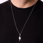 Lightning Necklace In Silver