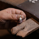 Single Star Necklace In Oxide