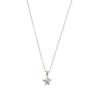 Single Star Necklace In Silver