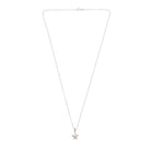 Single Star Necklace In Silver