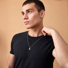 Single Star Necklace In Silver