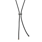 Black Lace Necklace In Oxide