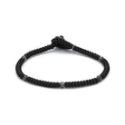 Black Snake Knot Bracelet In Oxide