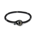 Black Snake Knot Bracelet In Oxide