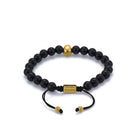 Skull String Bracelet In Gold