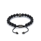 Skull String Bracelet In Oxide