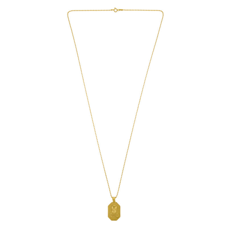 Skull Necklace In Gold
