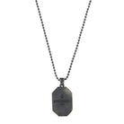 Skull Necklace In Oxide