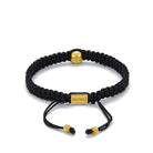 Skull Macrame Bracelet In Gold