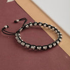 Skulls Shambala Bracelet In Silver