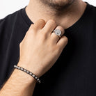 Skulls Shambala Bracelet In Silver