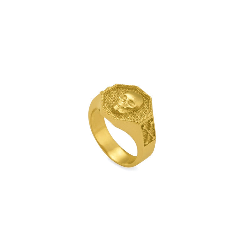 Skull Ring In Gold