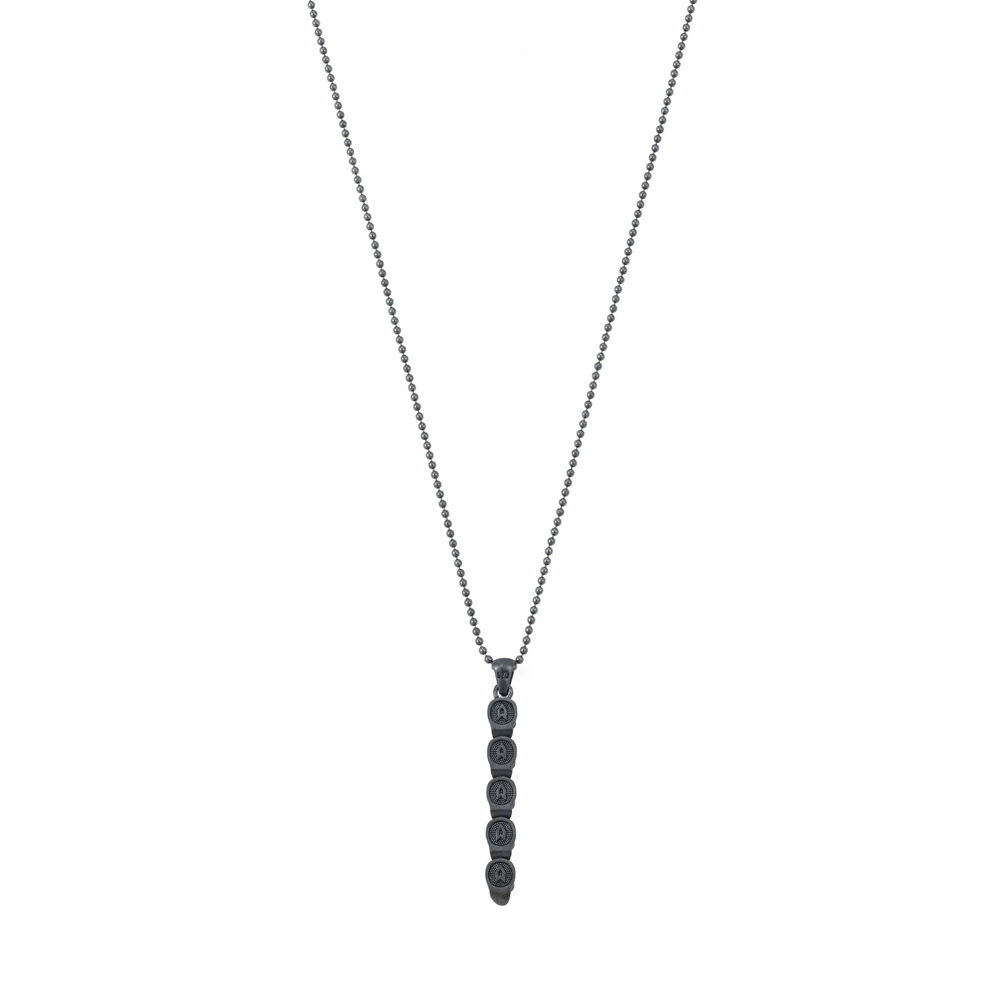 Skulls Necklace In Oxide
