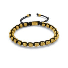 Skulls Shambala Bracelet In Gold