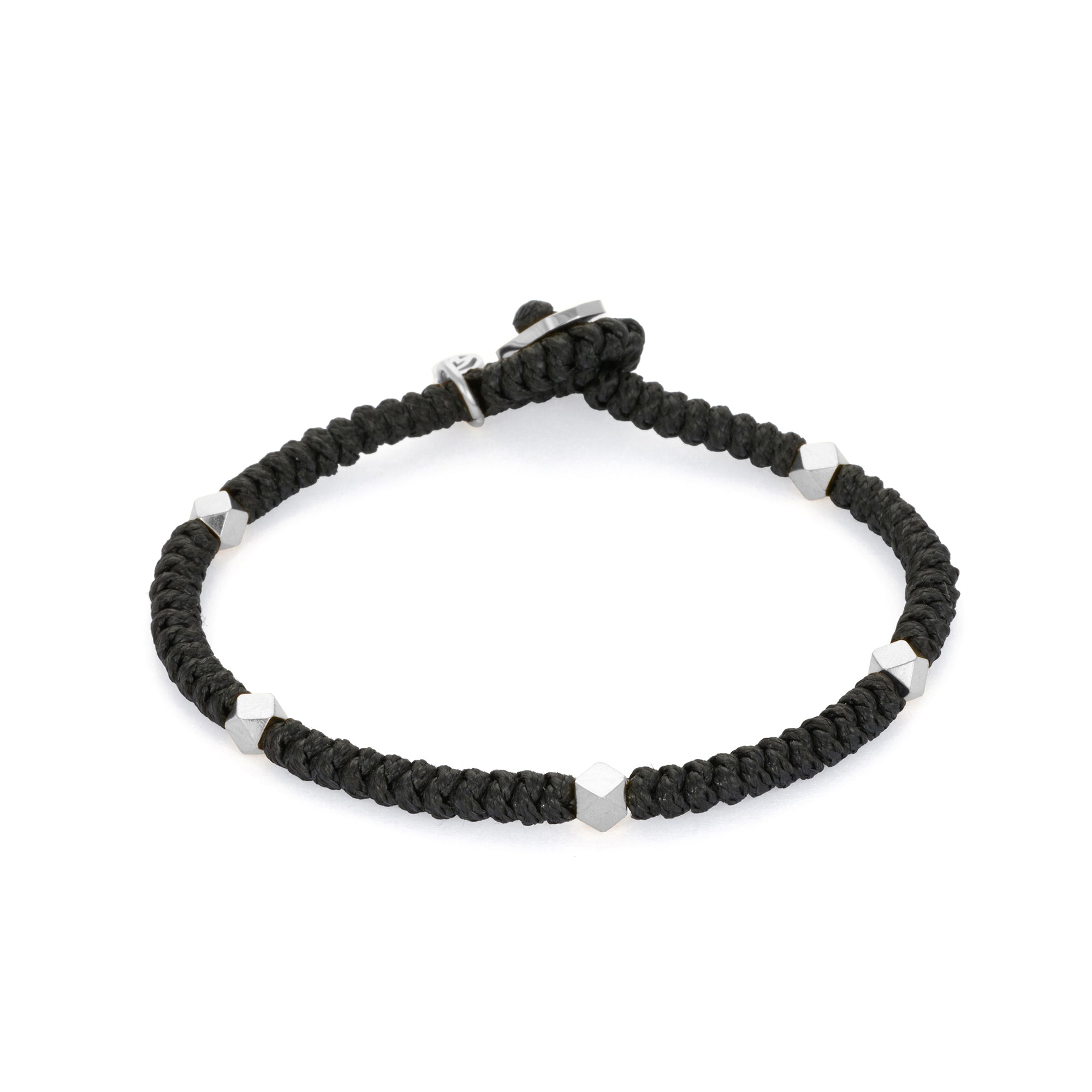 Snake Knot Bracelet In Silver