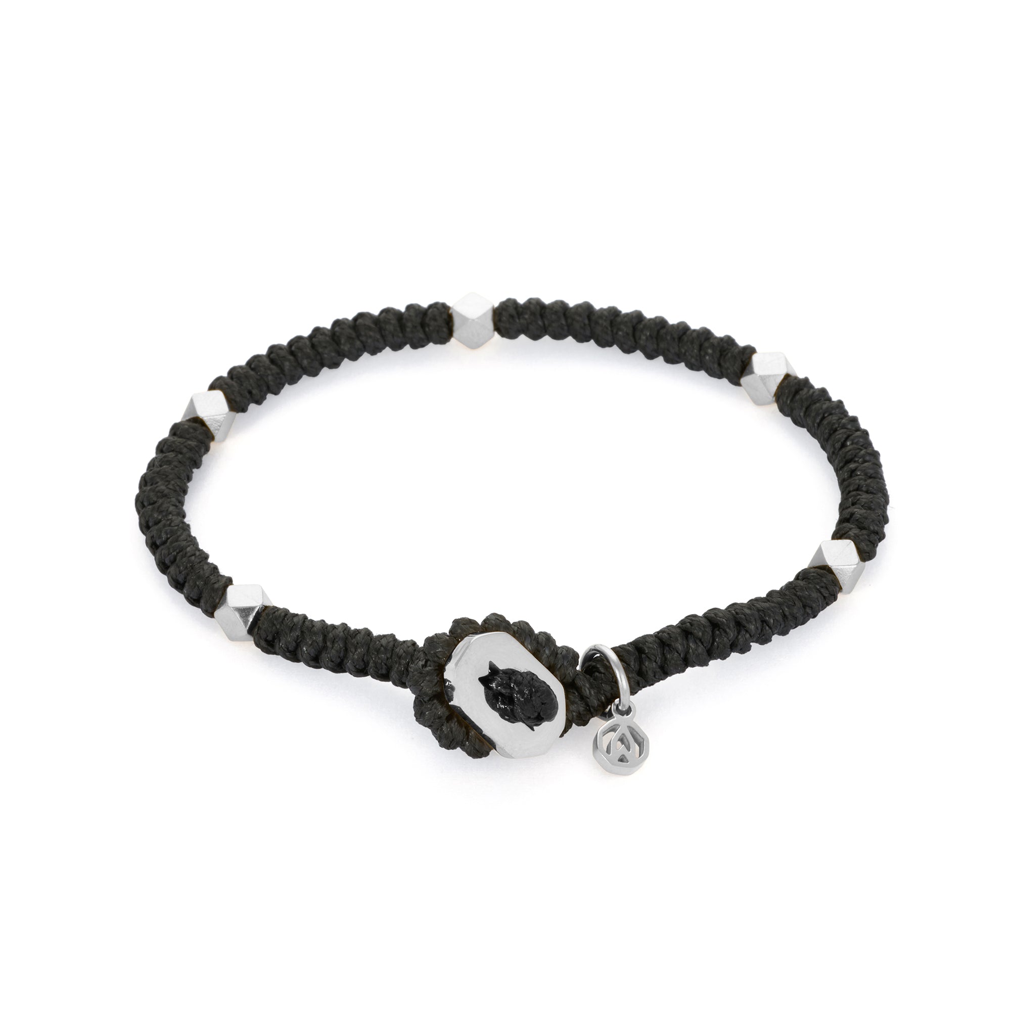 Snake Knot Bracelet In Silver