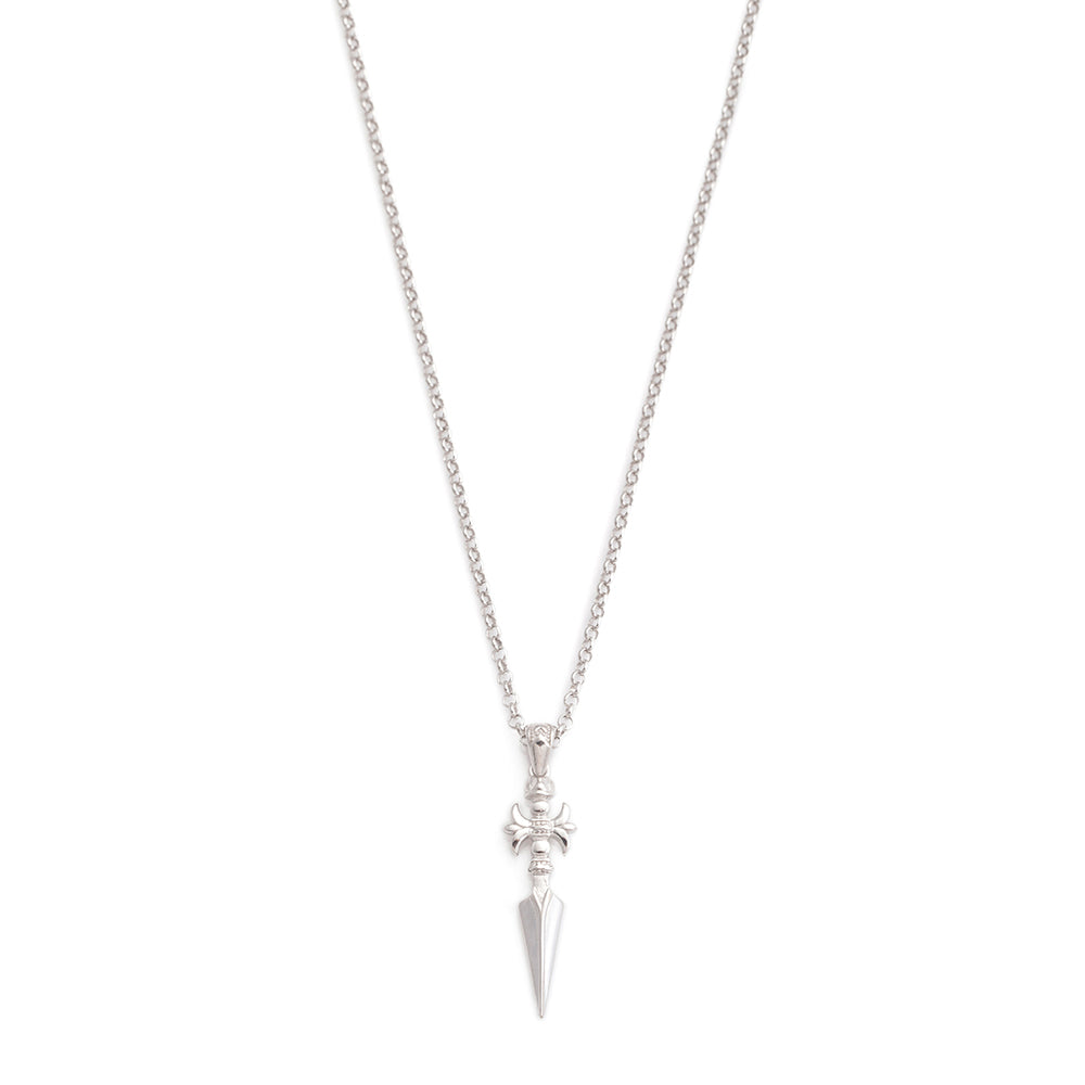 Spear Necklace In Silver