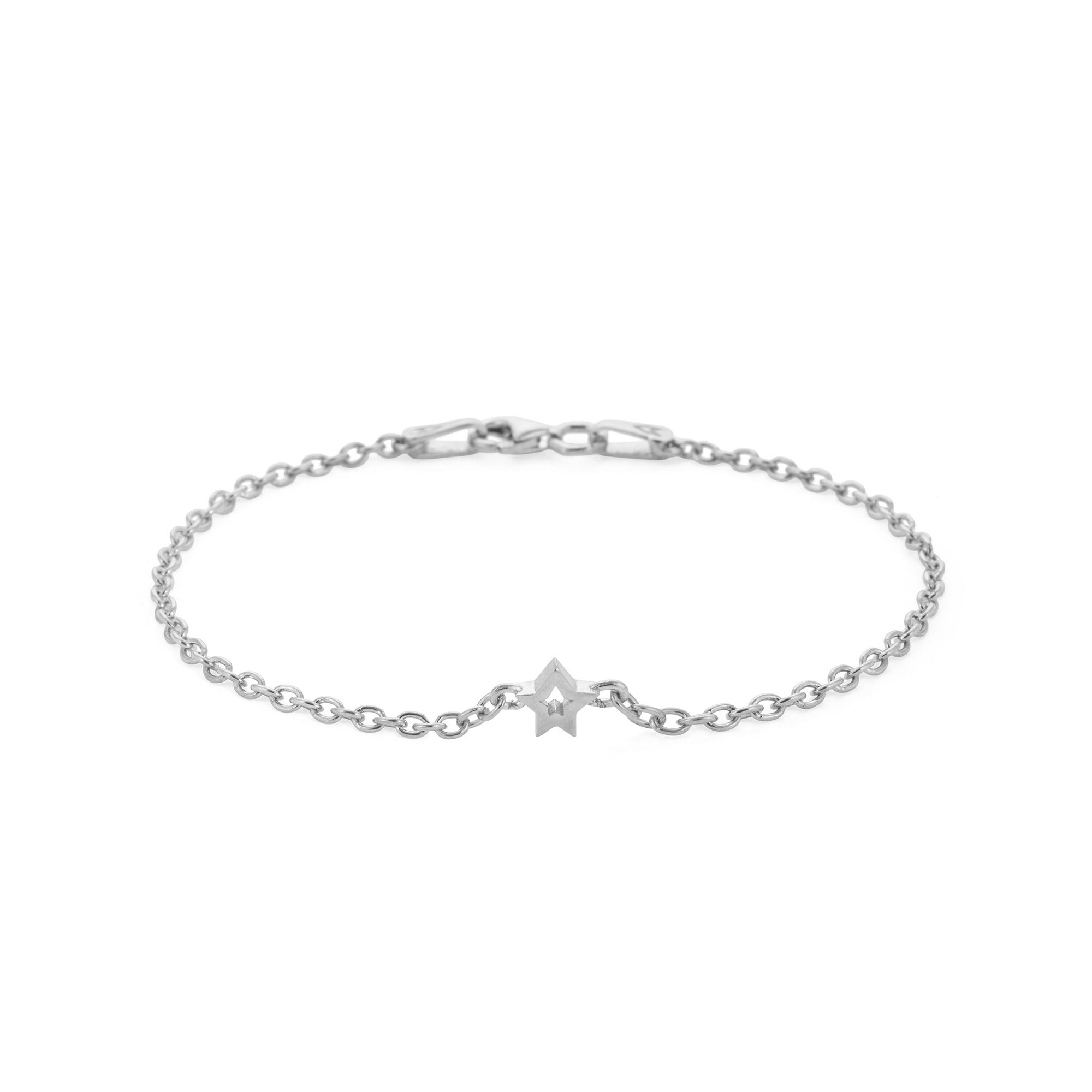Star Bracelet In Silver