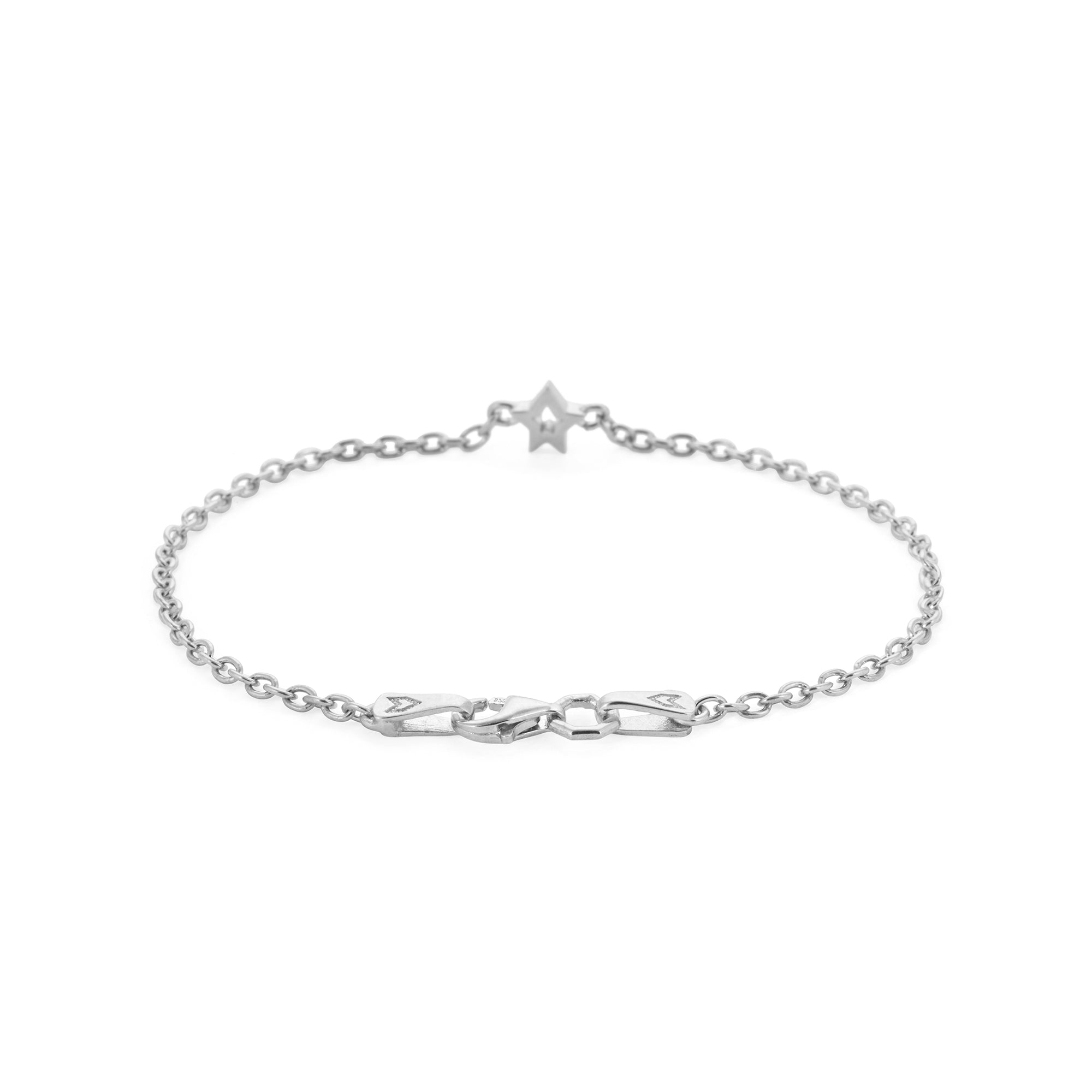Star Bracelet In Silver