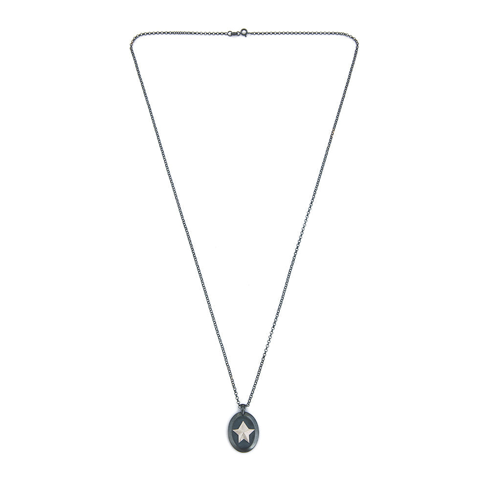 Star Necklace In Oxide