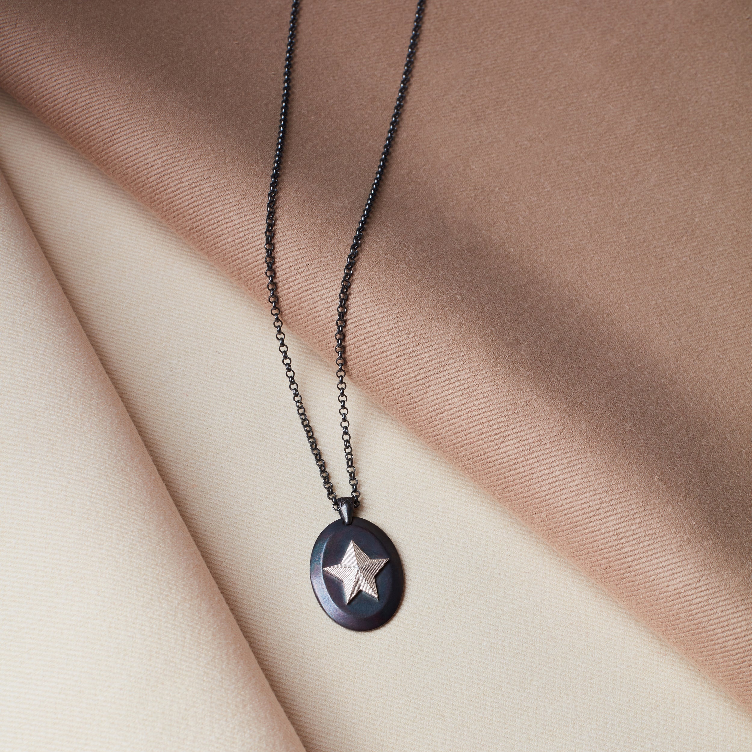 Star Necklace In Oxide
