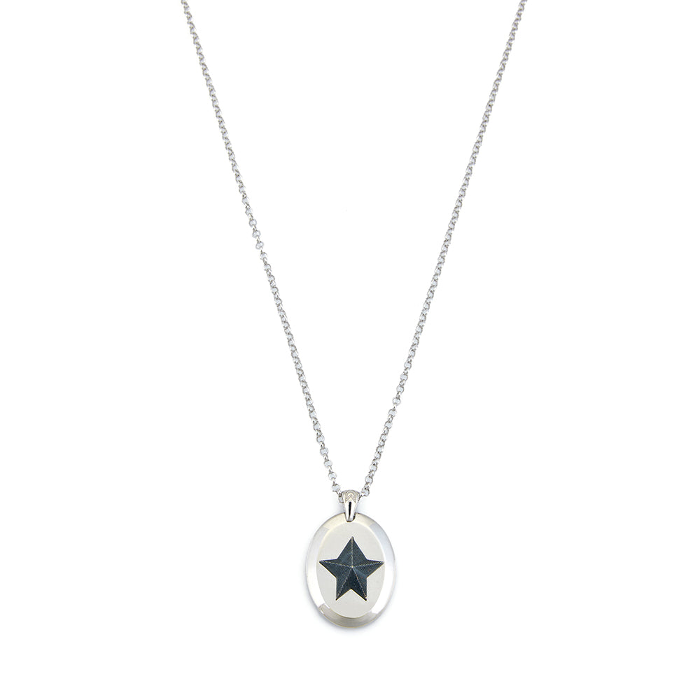 Star Necklace In Silver