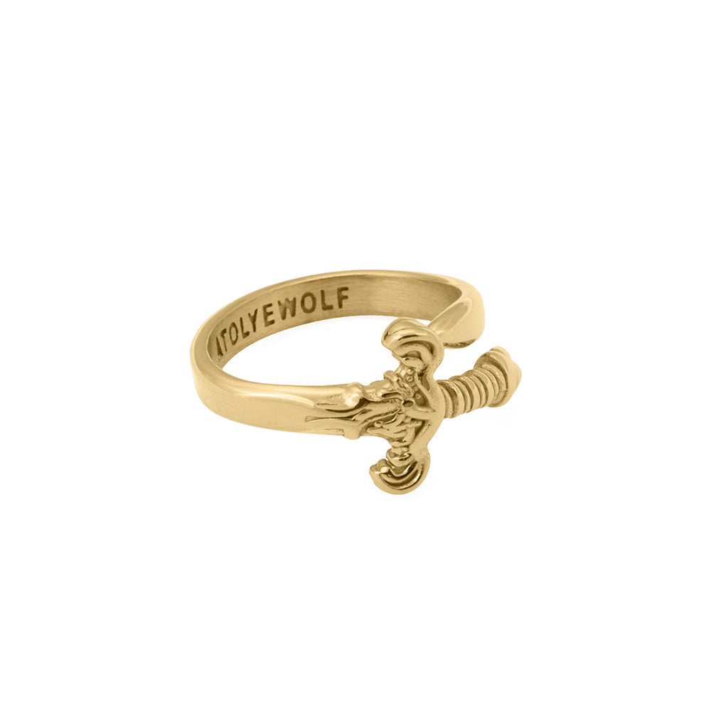 Sword Ring In Gold